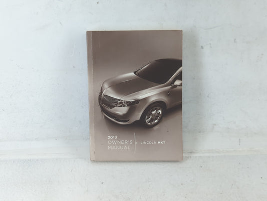 2013 Lincoln Mkt Owners Manual Book Guide P/N:DE9J 19A321 AA OEM Used Auto Parts - Oemusedautoparts1.com