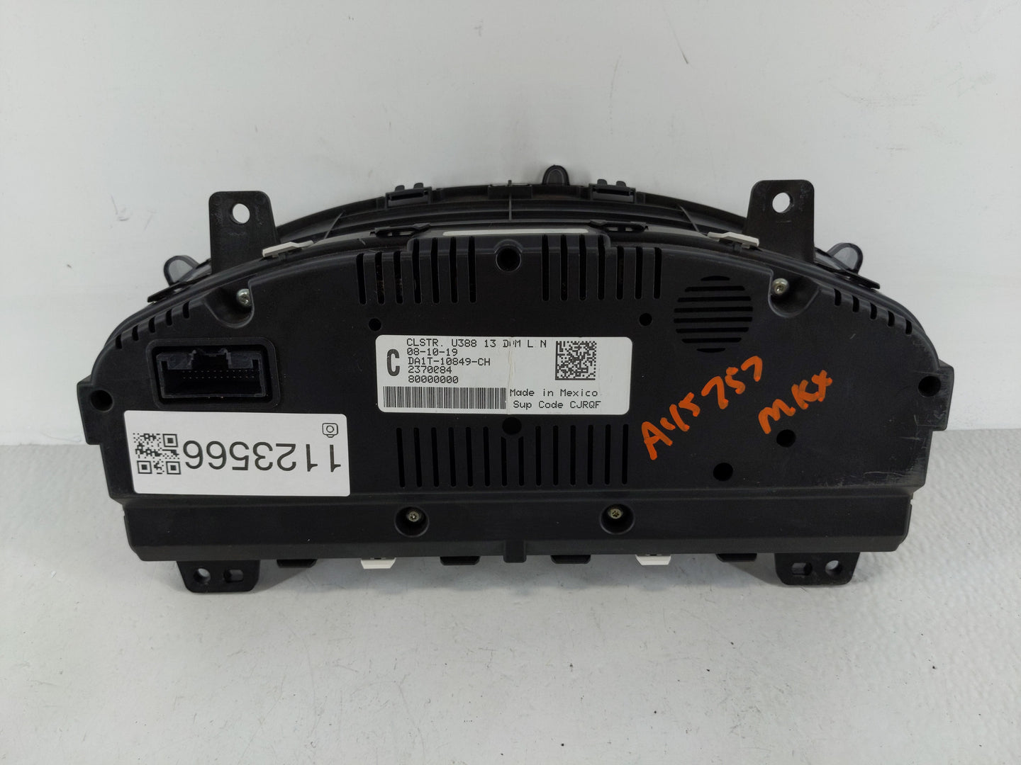 2013 Lincoln Mkx Instrument Cluster Speedometer Gauges P/N:DA1T-10849-CH Fits OEM Used Auto Parts - Oemusedautoparts1.com