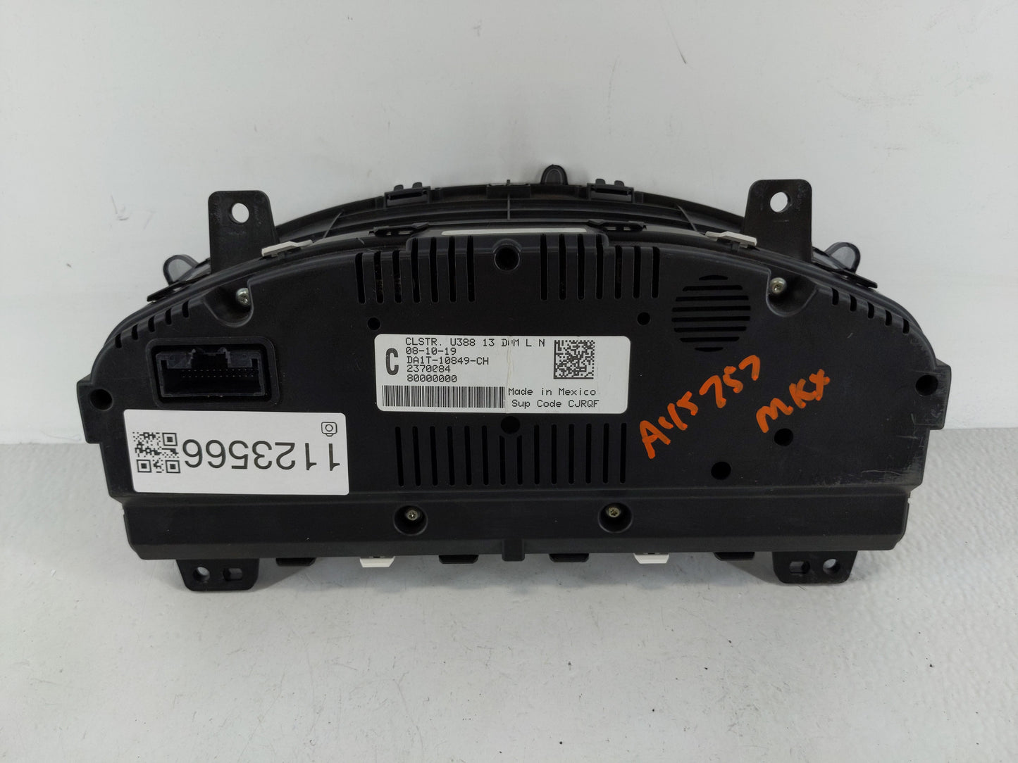 2013 Lincoln Mkx Instrument Cluster Speedometer Gauges P/N:DA1T-10849-CH Fits OEM Used Auto Parts - Oemusedautoparts1.com