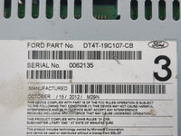 2013 Lincoln Mkx Radio AM FM Cd Player Receiver Replacement P/N:DT4T-19C107-CB Fits OEM Used Auto Parts - Oemusedautoparts1.