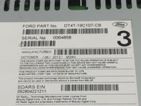2013 Lincoln Mkx Radio AM FM Cd Player Receiver Replacement P/N:PU-3529L-A DT4T-19C107-CB Fits OEM Used Auto Parts - Oemused