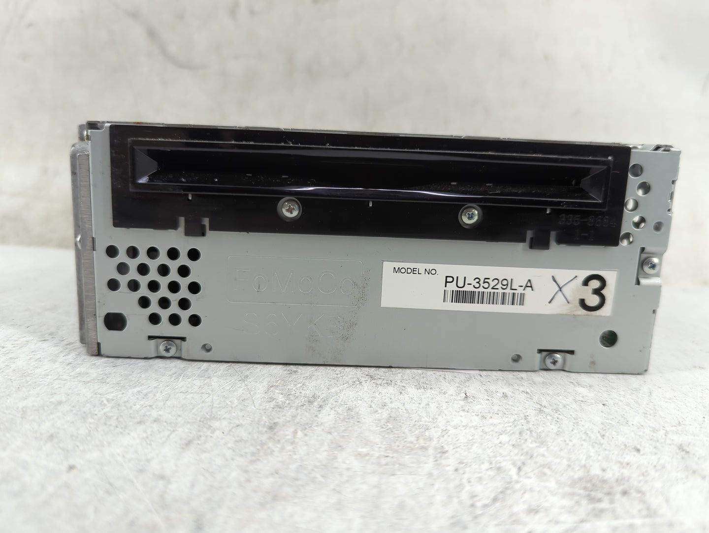 2013 Lincoln Mkx Radio AM FM Cd Player Receiver Replacement P/N:PU-3529L-A DT4T-19C107-CB, 276-0919-50 Fits OEM Used Auto Pa