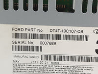 2013 Lincoln Mkx Radio AM FM Cd Player Receiver Replacement P/N:PU-3529L-A DT4T-19C107-CB, 276-0919-50 Fits OEM Used Auto Pa