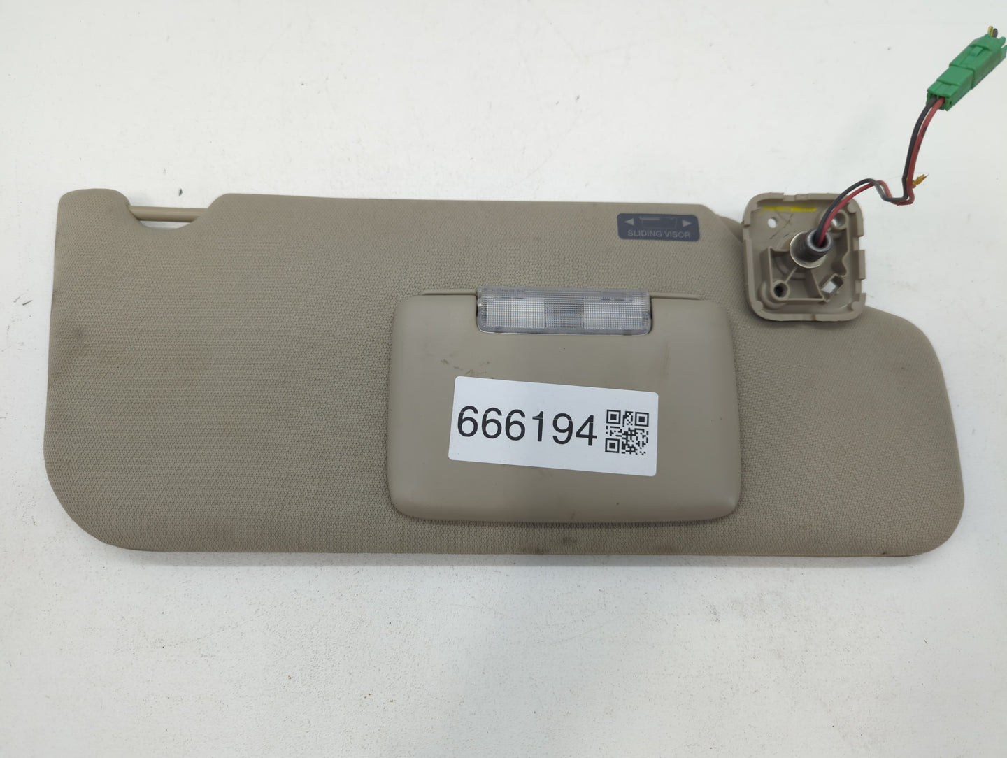 2011-2015 Lincoln Mkx Sun Visor Shade Replacement Passenger Right Mirror Fits Fits 2011 2012 2013 2014 2015 OEM Used Auto Pa