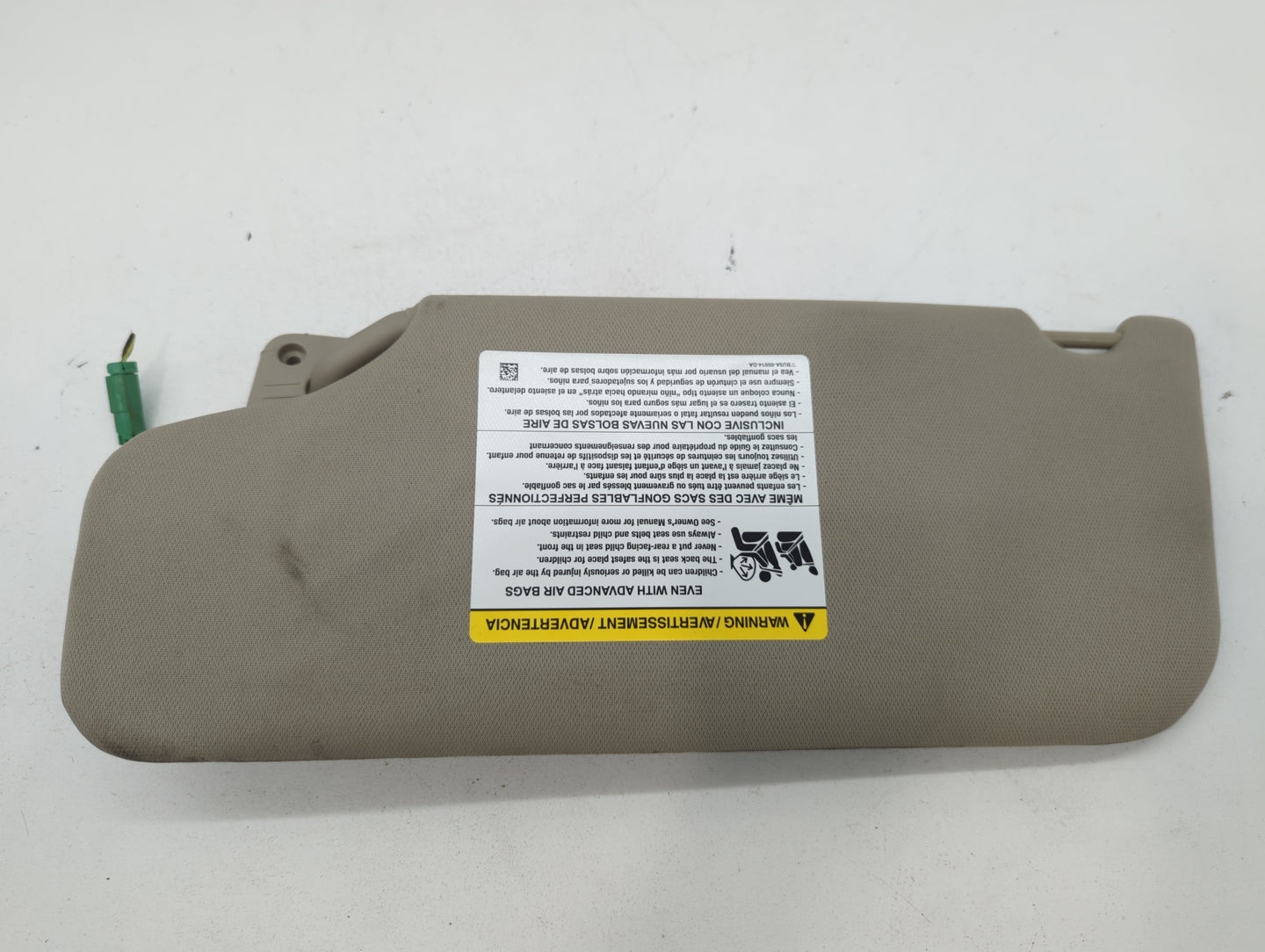 2011-2015 Lincoln Mkx Sun Visor Shade Replacement Passenger Right Mirror Fits Fits 2011 2012 2013 2014 2015 OEM Used Auto Pa