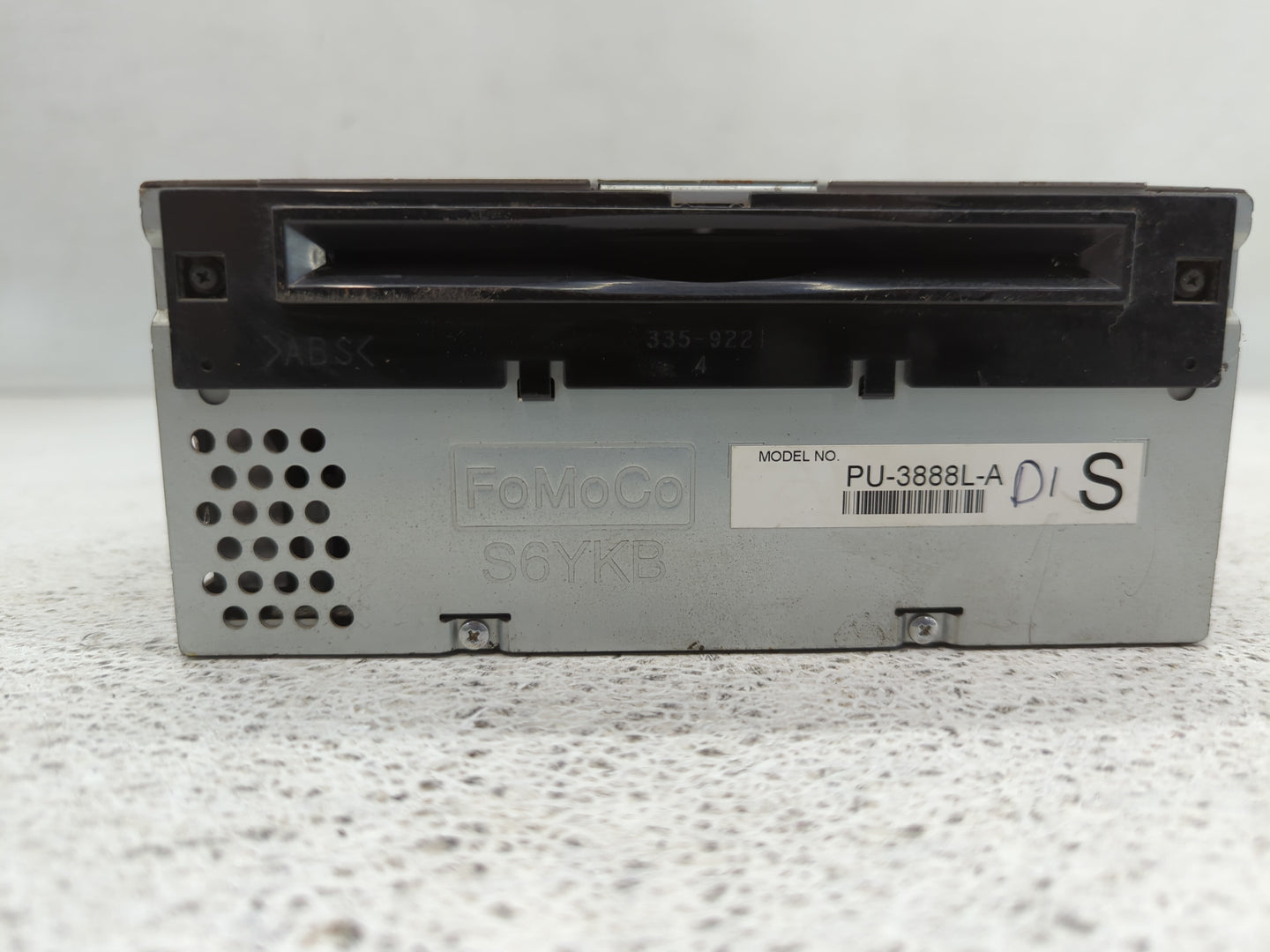 2013 Lincoln Mkx Radio AM FM Cd Player Receiver Replacement P/N:DT4T-19C107-GA Fits OEM Used Auto Parts - Oemusedautoparts1.