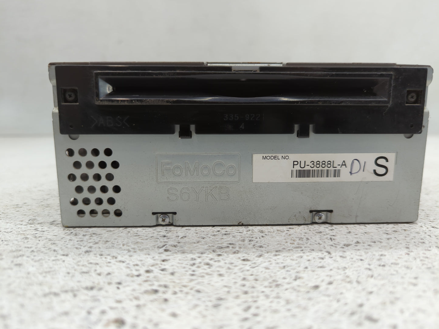 2013 Lincoln Mkx Radio AM FM Cd Player Receiver Replacement P/N:DT4T-19C107-GA Fits OEM Used Auto Parts - Oemusedautoparts1.