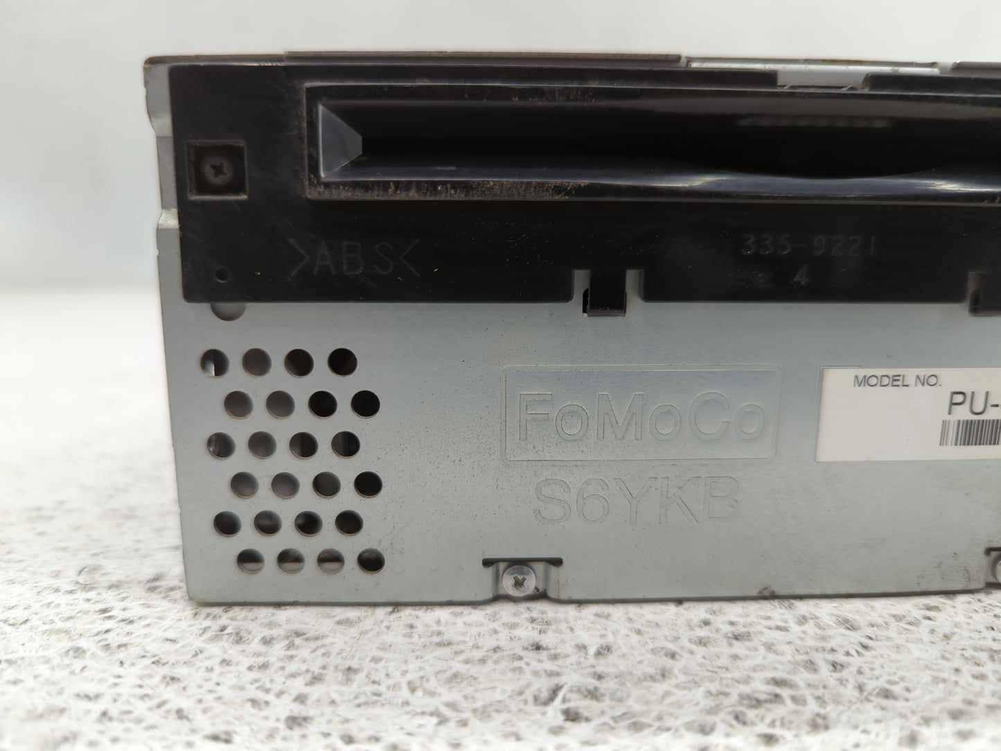2013 Lincoln Mkx Radio AM FM Cd Player Receiver Replacement P/N:DT4T-19C107-GA Fits OEM Used Auto Parts - Oemusedautoparts1.