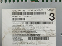 2013 Lincoln Mkx Radio AM FM Cd Player Receiver Replacement P/N:DT4T-19C107-CB Fits OEM Used Auto Parts - Oemusedautoparts1.