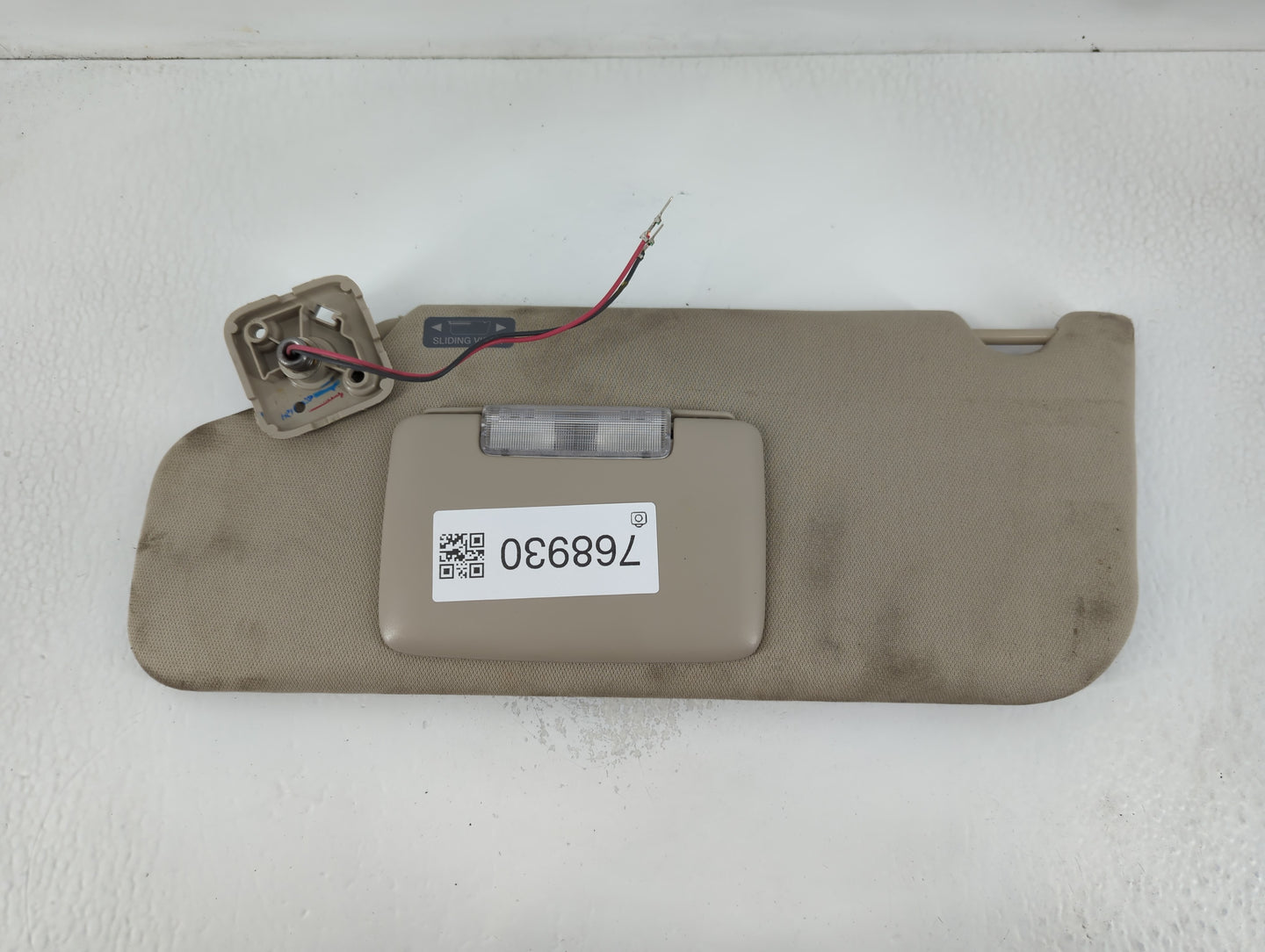 2011-2015 Lincoln Mkx Sun Visor Shade Replacement Driver Left Mirror Fits Fits 2011 2012 2013 2014 2015 OEM Used Auto Parts 