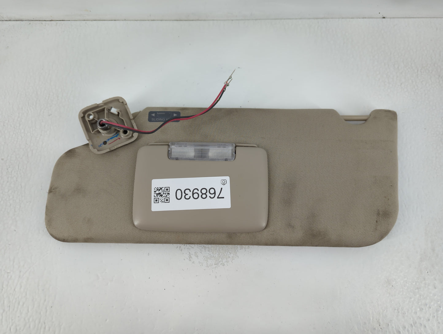 2011-2015 Lincoln Mkx Sun Visor Shade Replacement Driver Left Mirror Fits Fits 2011 2012 2013 2014 2015 OEM Used Auto Parts 