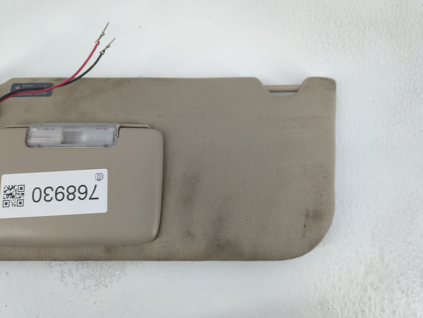 2011-2015 Lincoln Mkx Sun Visor Shade Replacement Driver Left Mirror Fits Fits 2011 2012 2013 2014 2015 OEM Used Auto Parts 
