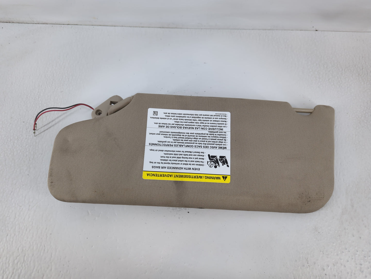 2011-2015 Lincoln Mkx Sun Visor Shade Replacement Passenger Right Mirror Fits Fits 2011 2012 2013 2014 2015 OEM Used Auto Pa