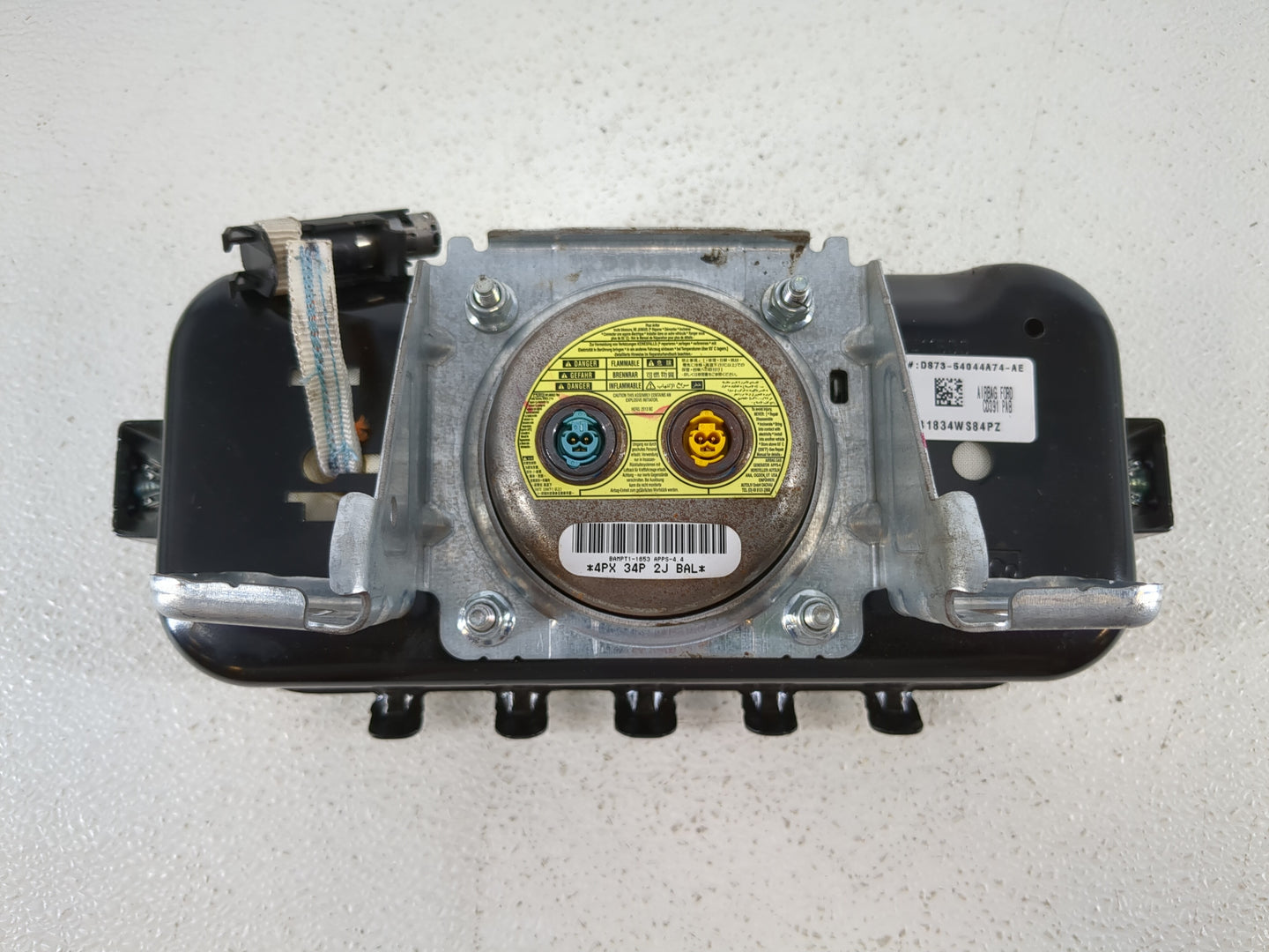 2013-2016 Lincoln Mkz Air Bag Passenger Right Dashboard OEM P/N:DS73-54044A74-AE Fits Fits 2013 2014 2015 2016 OEM Used Auto