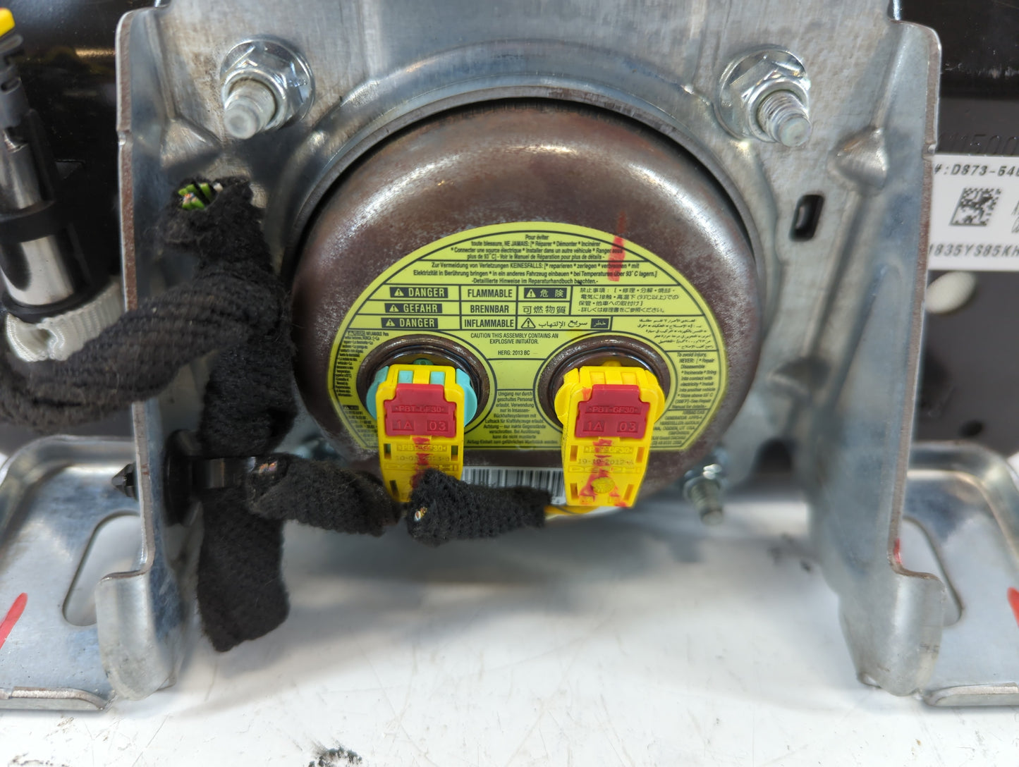 2013-2016 Lincoln Mkz Air Bag Passenger Right Dashboard OEM P/N:DS73-54044A74-AE Fits Fits 2013 2014 2015 2016 OEM Used Auto