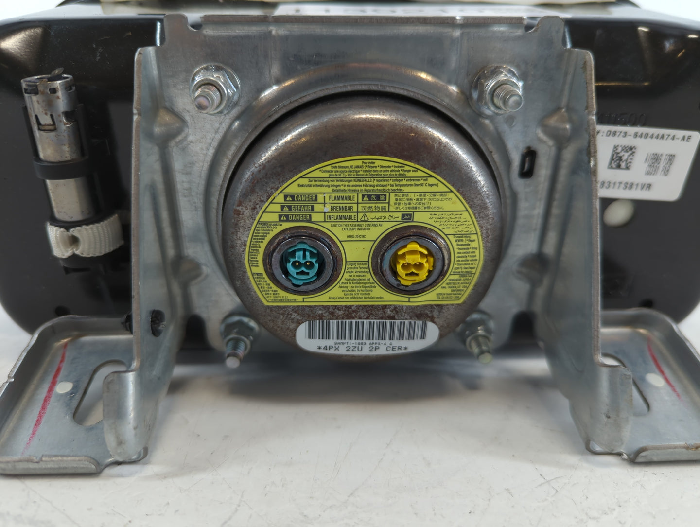 2013-2016 Lincoln Mkz Air Bag Passenger Right Dashboard OEM P/N:DS73-54044A74-AE Fits Fits 2013 2014 2015 2016 OEM Used Auto