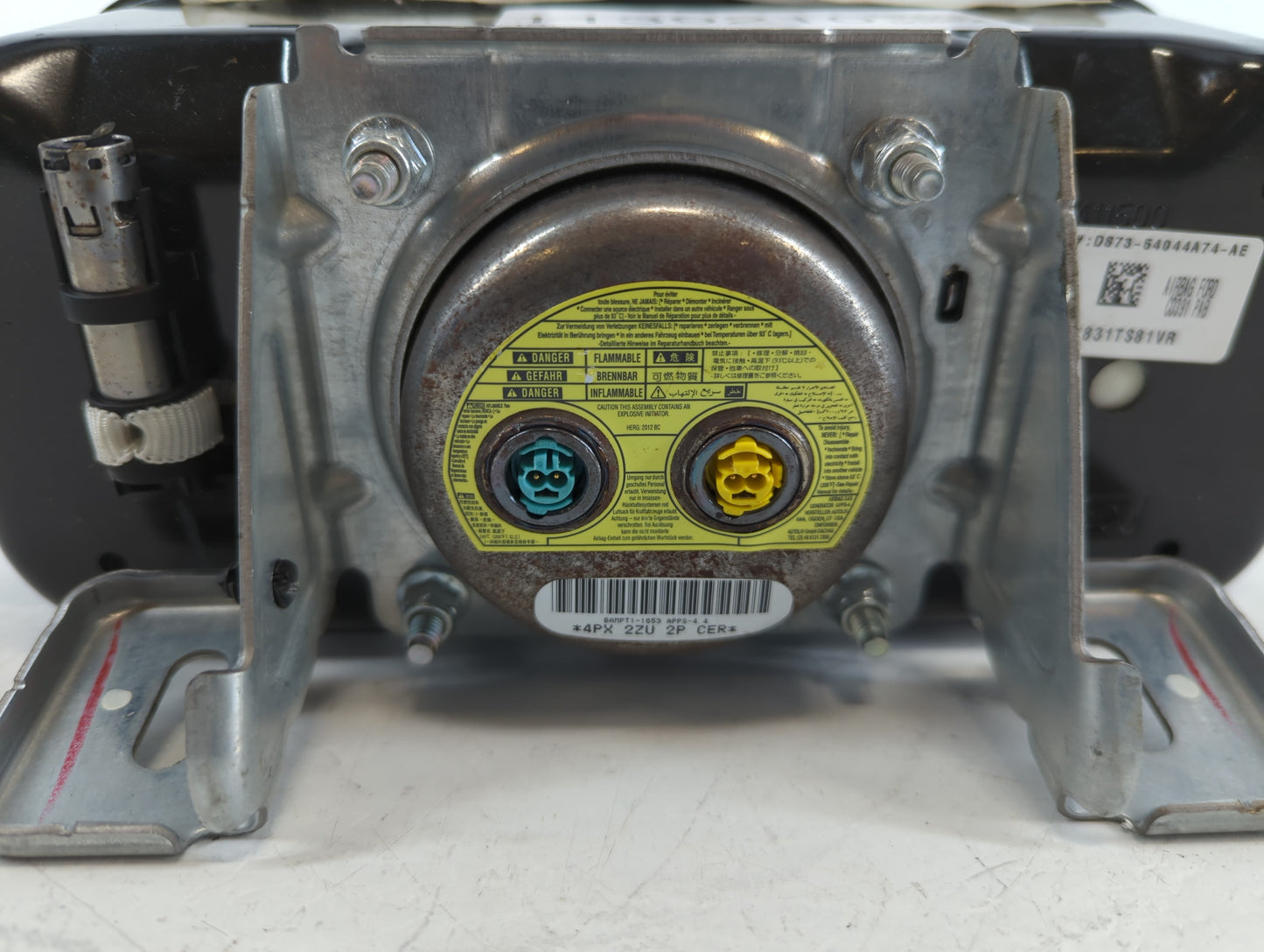 2013-2016 Lincoln Mkz Air Bag Passenger Right Dashboard OEM P/N:DS73-54044A74-AE Fits Fits 2013 2014 2015 2016 OEM Used Auto