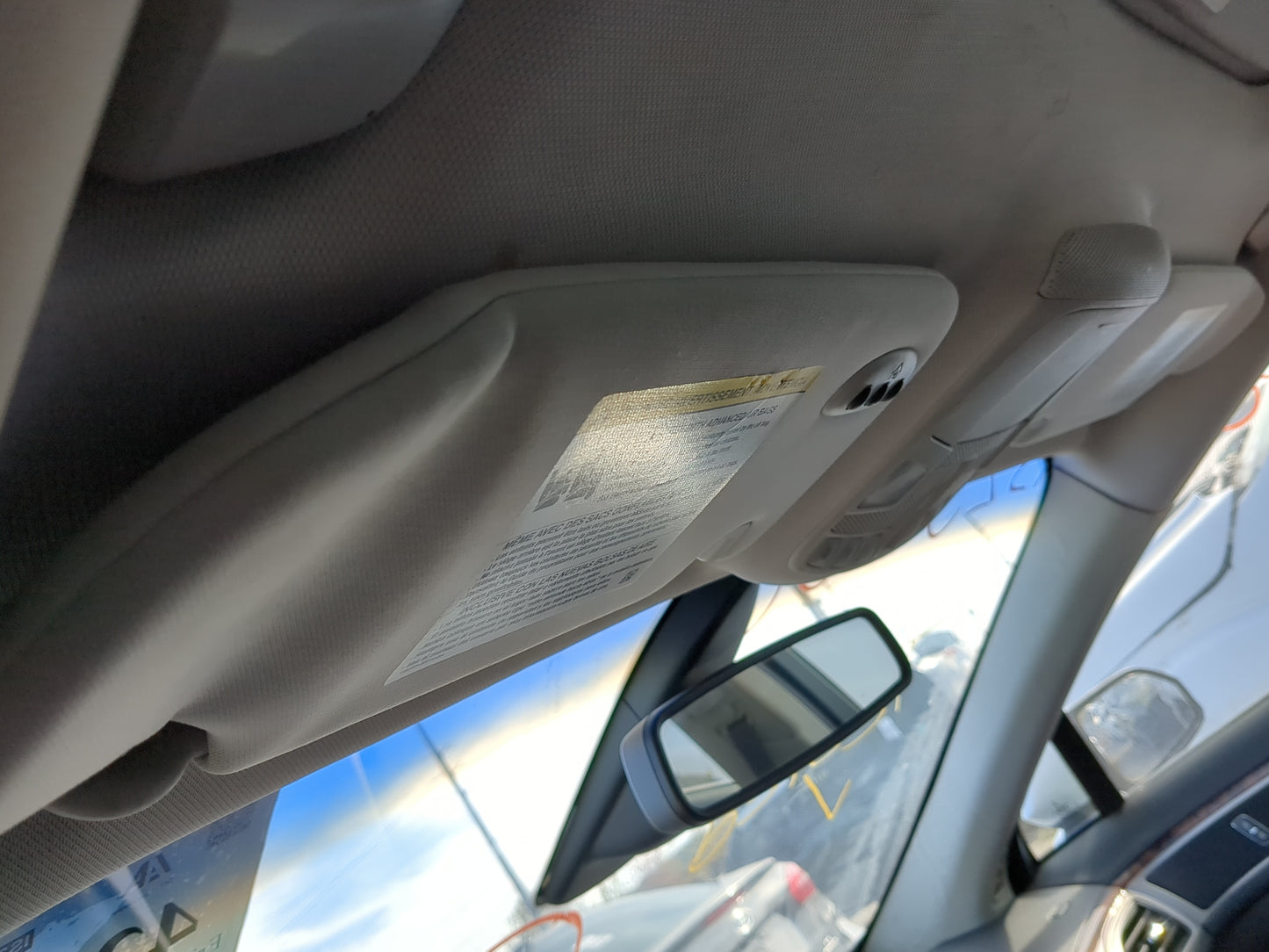 2013-2014 Lincoln Mkz Sun Visor Shade Replacement Driver Left Mirror Fits Fits 2013 2014 OEM Used Auto Parts - Oemusedautopa