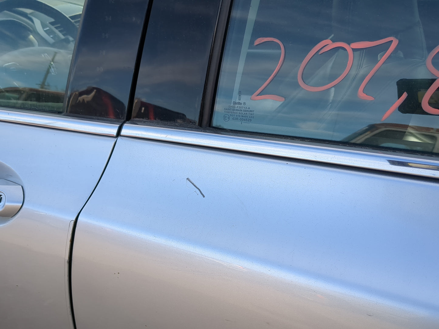 2013-2020 Lincoln Mkz Driver Rear Door Oem - Oemusedautoparts1.com
