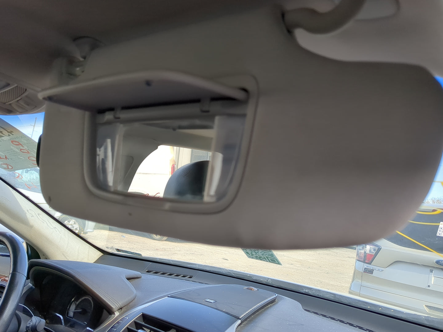 2013-2014 Lincoln Mkz Sun Visor Shade Replacement Passenger Right Mirror Fits Fits 2013 2014 OEM Used Auto Parts - Oemusedau