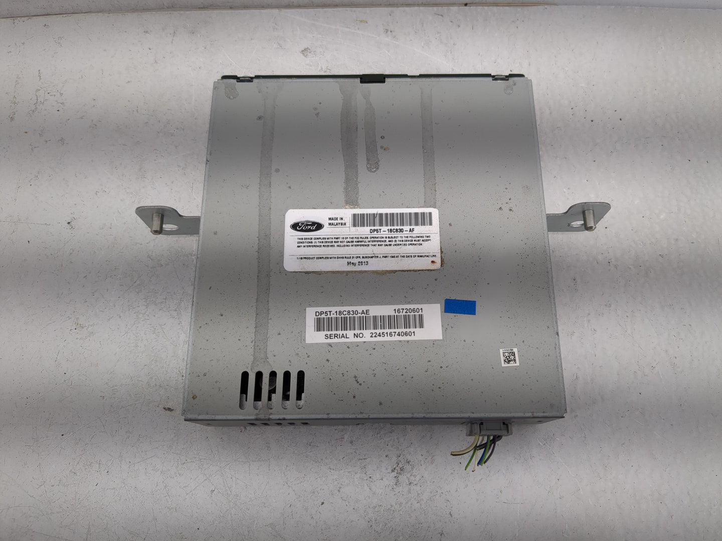 2013-2014 Lincoln Mkz Radio AM FM Cd Player Receiver Replacement P/N:DP5T-18C830-AF FP5T-18C830-AC Fits Fits 2013 2014 OEM U