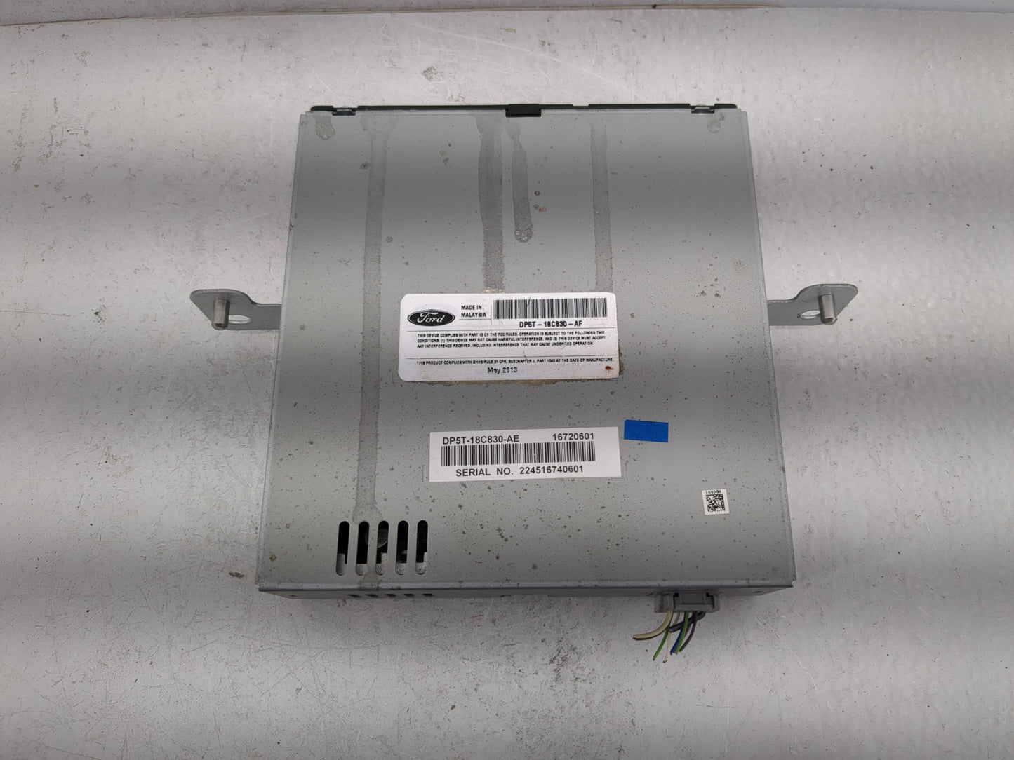 2013-2014 Lincoln Mkz Radio AM FM Cd Player Receiver Replacement P/N:DP5T-18C830-AF FP5T-18C830-AC Fits Fits 2013 2014 OEM U