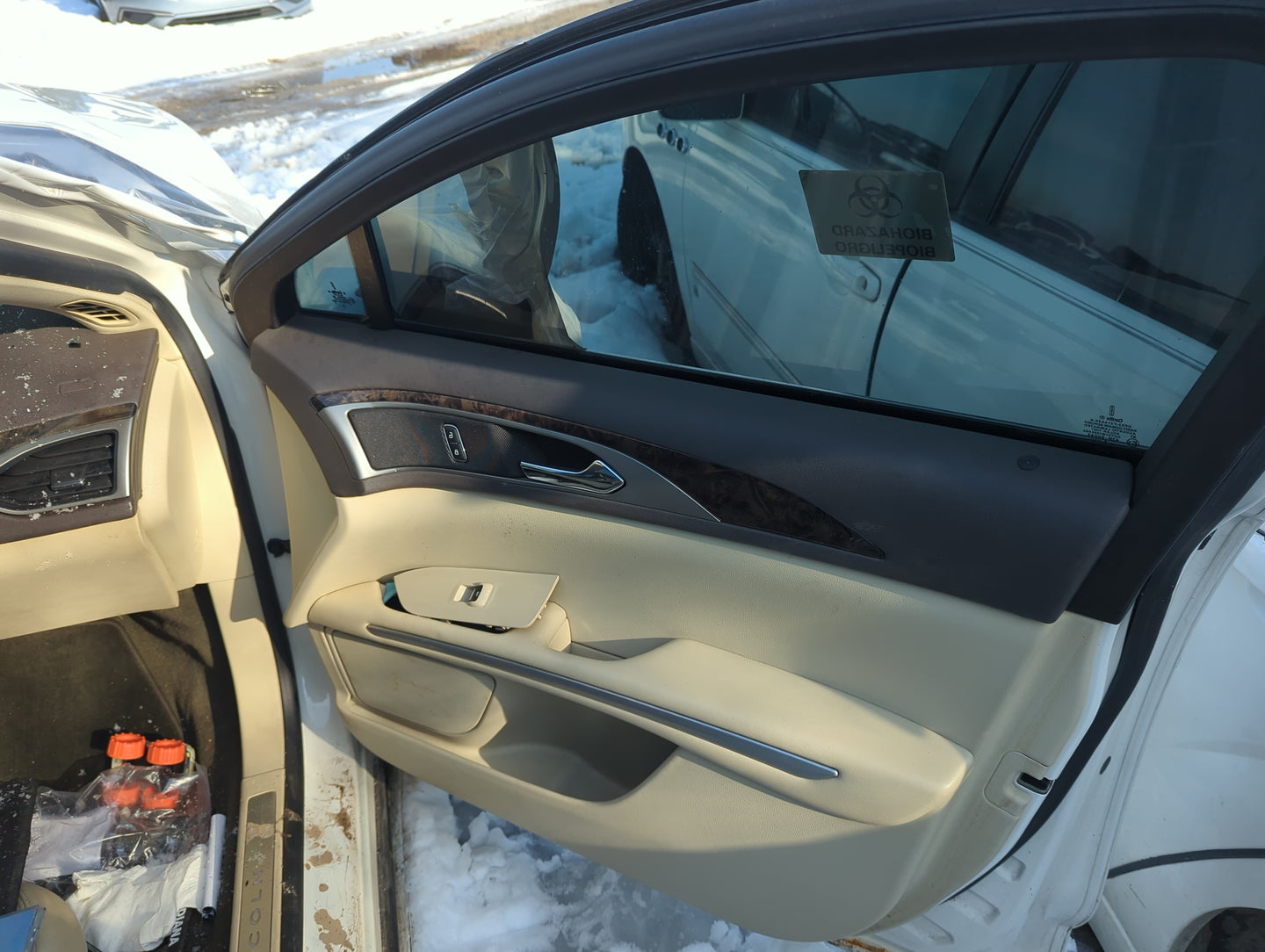 2013 Lincoln Mkz Front Right Passenger Interior Door Panel Trim 1272297 - Oemusedautoparts1.com
