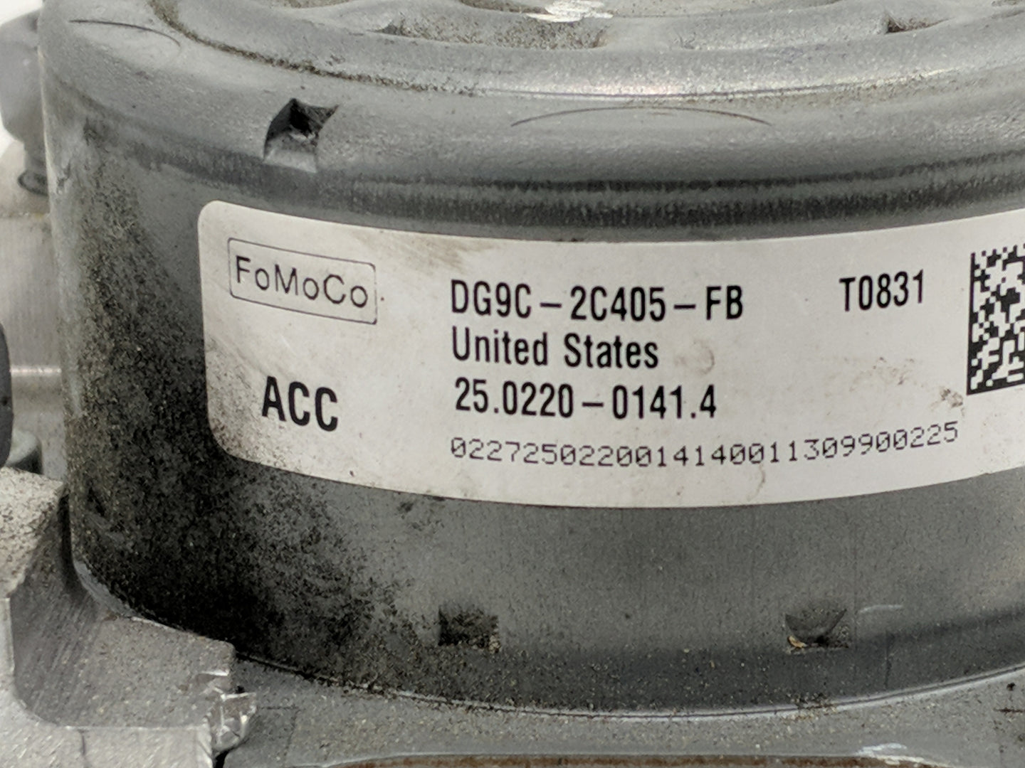 2013 Lincoln Mkz ABS Pump Control Module Replacement P/N:DG9C-2C405-FB Fits OEM Used Auto Parts - Oemusedautoparts1.com