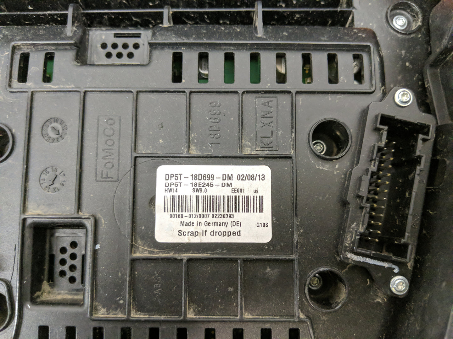 2013 Lincoln Mkz Radio AM FM Cd Player Receiver Replacement P/N:DP5T-18D699-DM Fits OEM Used Auto Parts - Oemusedautoparts1.
