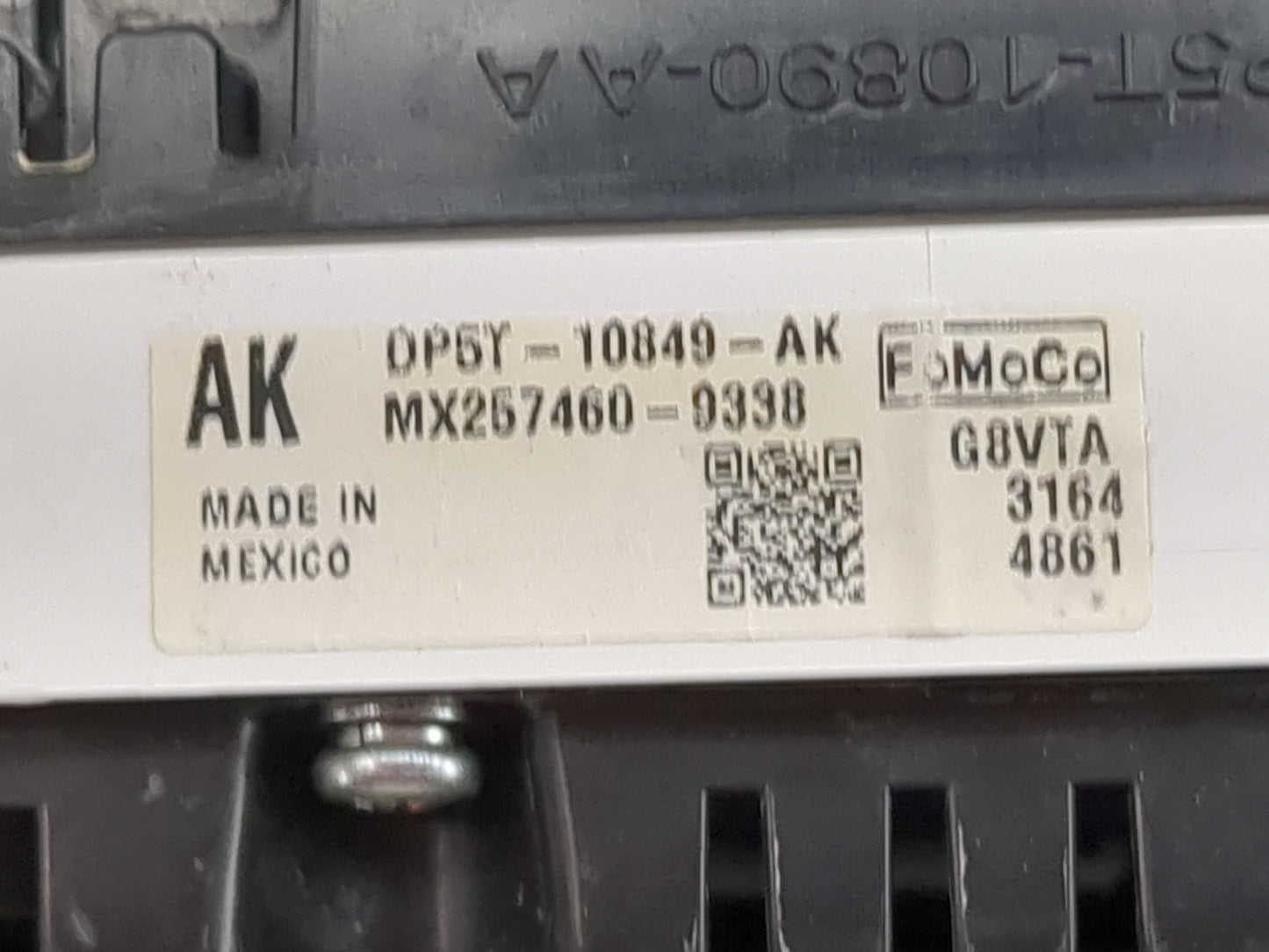 2013 Lincoln Mkz Instrument Cluster Speedometer Gauges P/N:DP5T-10849-AK DP5T-10890-AA, MX257460-9338 Miles: Fits OEM Used A