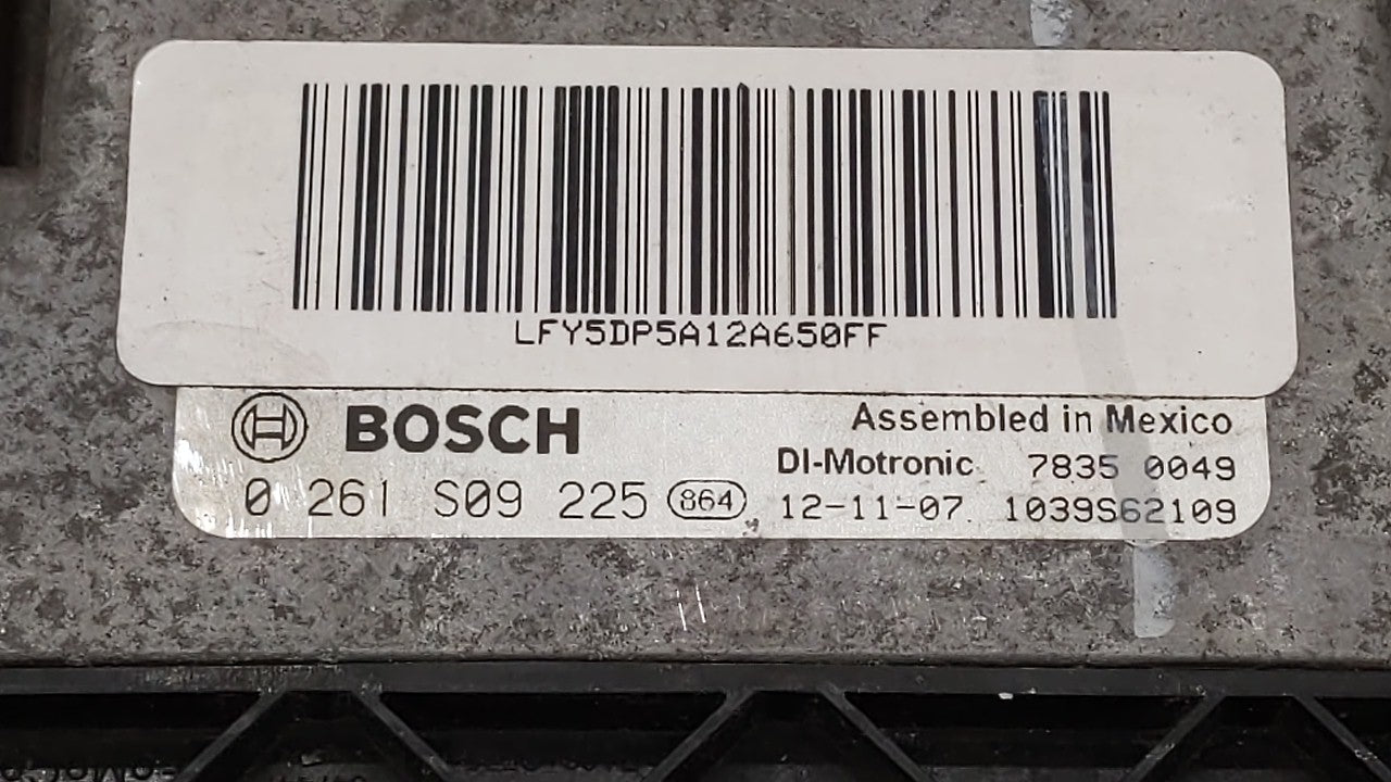 2013 Lincoln Mkz PCM Engine Control Computer ECU ECM PCU OEM P/N:DP5A-12A650-FE Fits OEM Used Auto Parts - Oemusedautoparts1