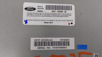 2013-2014 Lincoln Mkz Radio AM FM Cd Player Receiver Replacement P/N:DP5T-18C830-AB DP5T-18C830-AC Fits Fits 2013 2014 OEM U