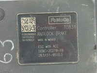 2013 Lincoln Mkz Anti-Lock Brake ABS Pump Module Actuator OEM P/N:DG9C-2C405-AH DG9C-2C405-FB Fits OEM Used Auto Parts - Oem