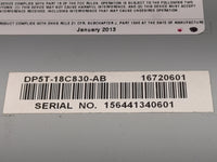2013-2014 Lincoln Mkz Radio AM FM Cd Player Receiver Replacement P/N:DP5T-18C830-AB DP5T-18C830-A Fits Fits 2013 2014 OEM Us