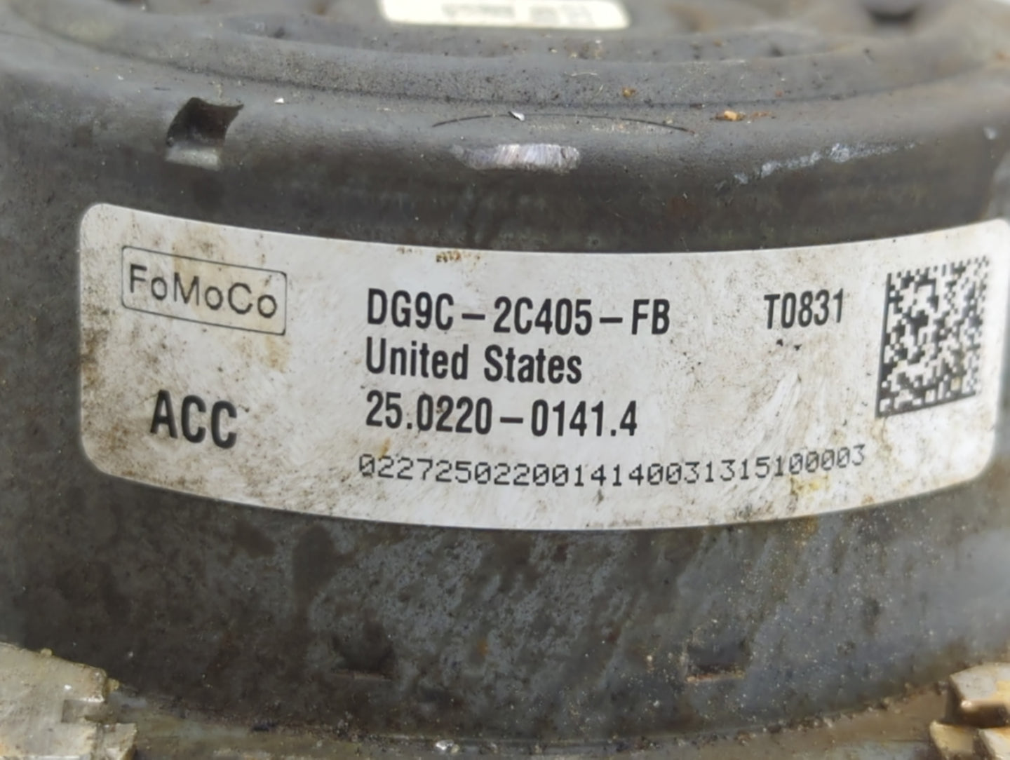 2013 Lincoln Mkz ABS Pump Control Module Replacement P/N:DG9C-2C405-FB Fits OEM Used Auto Parts - Oemusedautoparts1.com