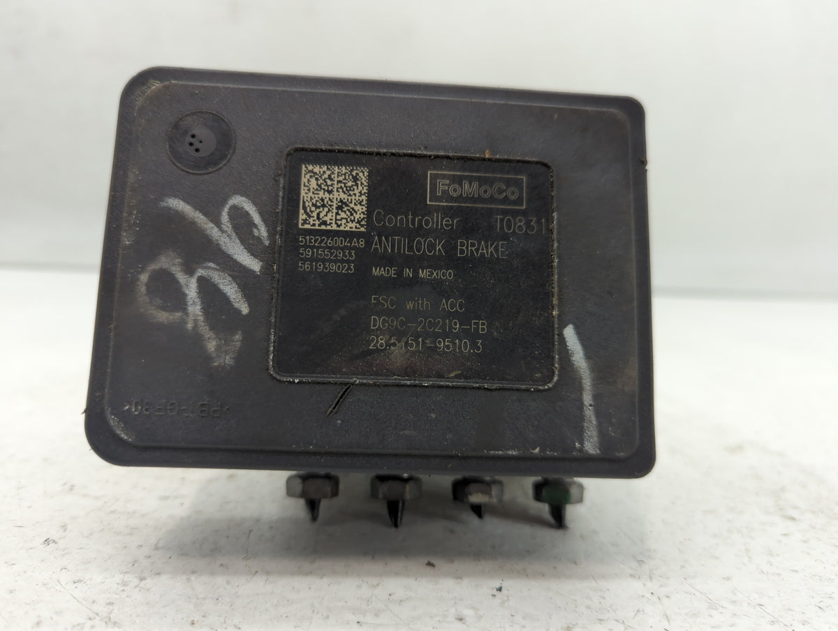 2013 Lincoln Mkz Anti-Lock Brake ABS Pump Module Actuator OEM P/N:DG9C-2C405-FB Fits OEM Used Auto Parts - Oemusedautoparts1