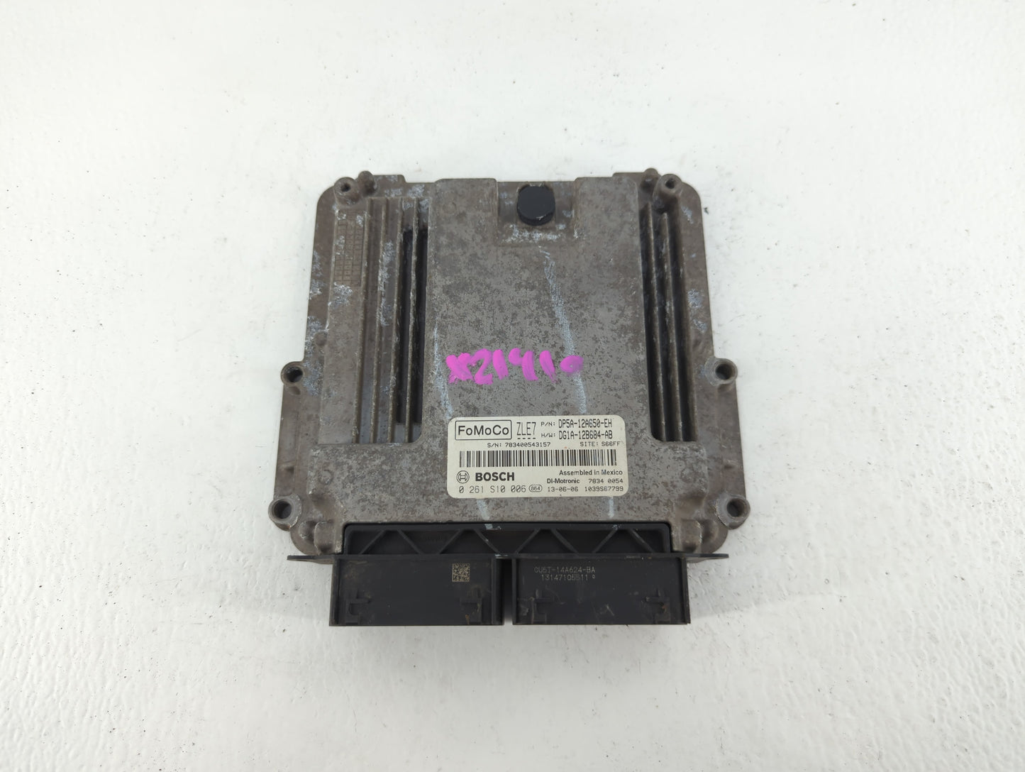 2013 Lincoln Mkz PCM Engine Control Computer ECU ECM PCU OEM P/N:DG1A-12B684-AB DP5A-12A650-EH Fits OEM Used Auto Parts - Oe