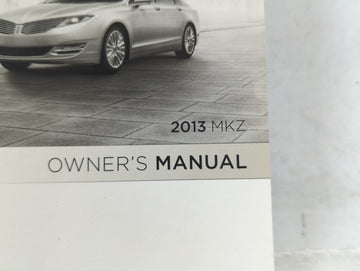 2013 Lincoln Mkz Owners Manual Book Guide P/N:DH6J 19A321 AA OEM Used Auto Parts