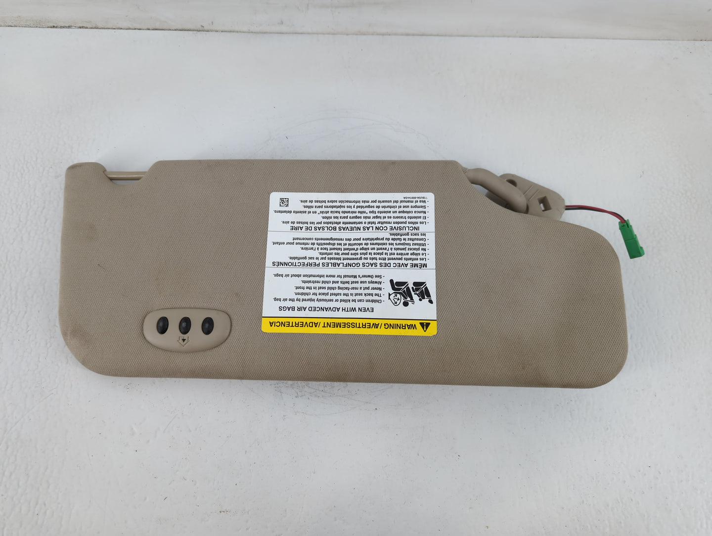 2013 Lincoln Mkz Sun Visor Shade Replacement Driver Left Mirror Fits Fits 2011 2012 2014 2015 OEM Used Auto Parts - Oemuseda