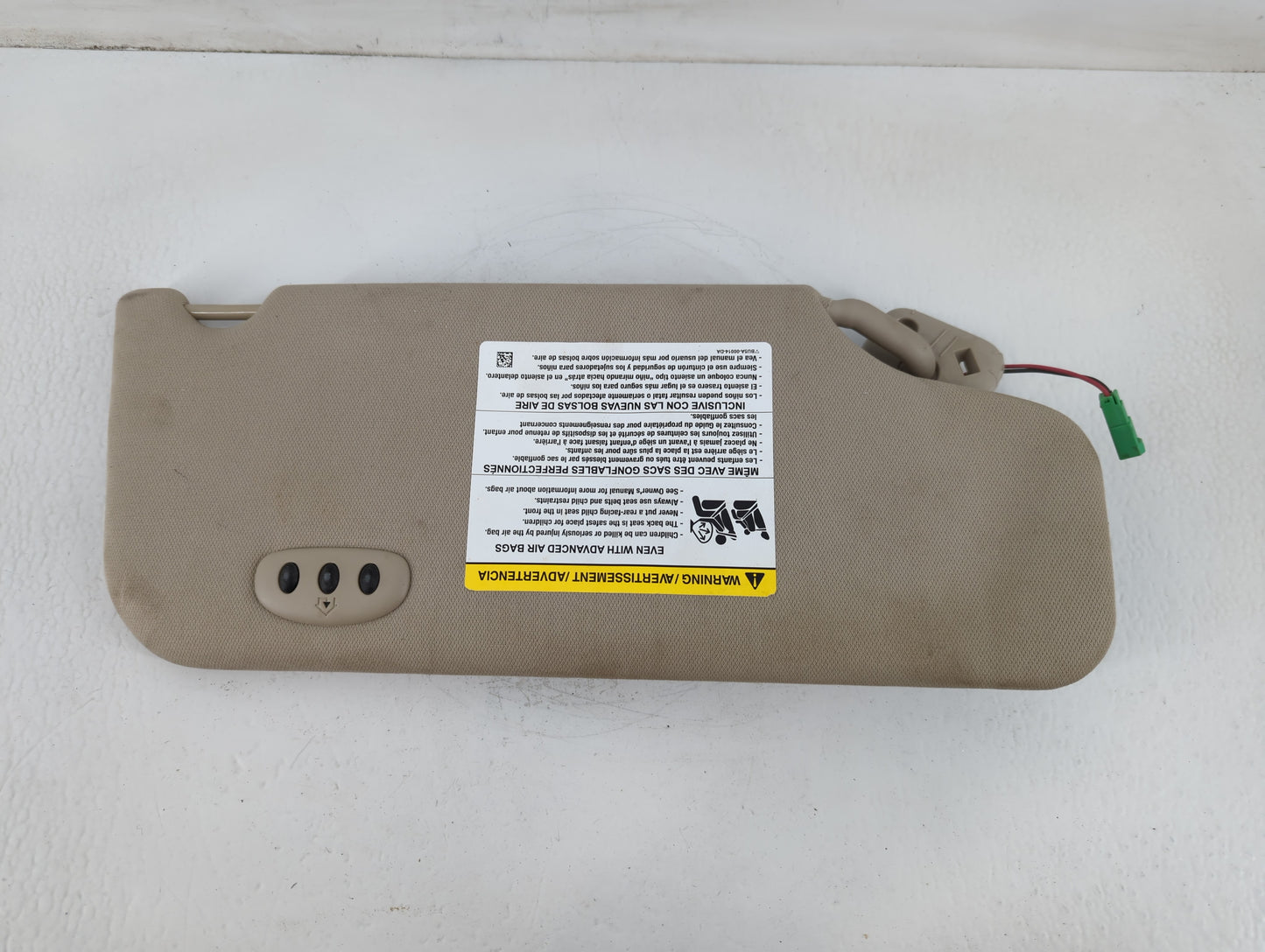 2013 Lincoln Mkz Sun Visor Shade Replacement Driver Left Mirror Fits Fits 2011 2012 2014 2015 OEM Used Auto Parts - Oemuseda