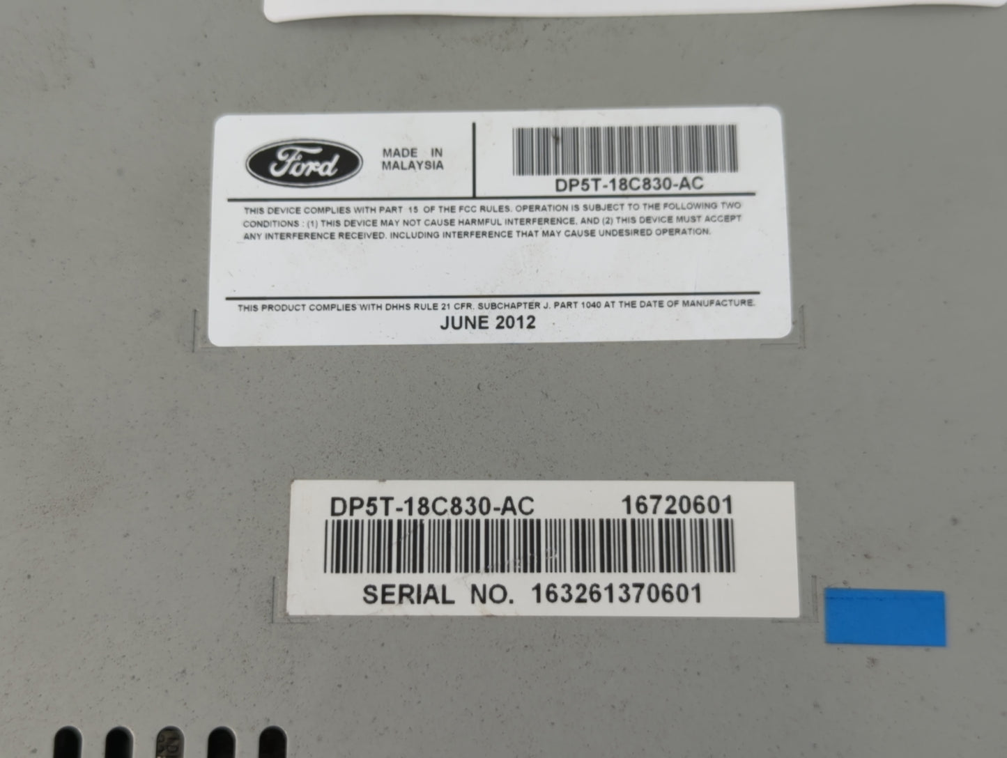2013-2014 Lincoln Mkz Am Fm Cd Player Radio Receiver - Oemusedautoparts1.com
