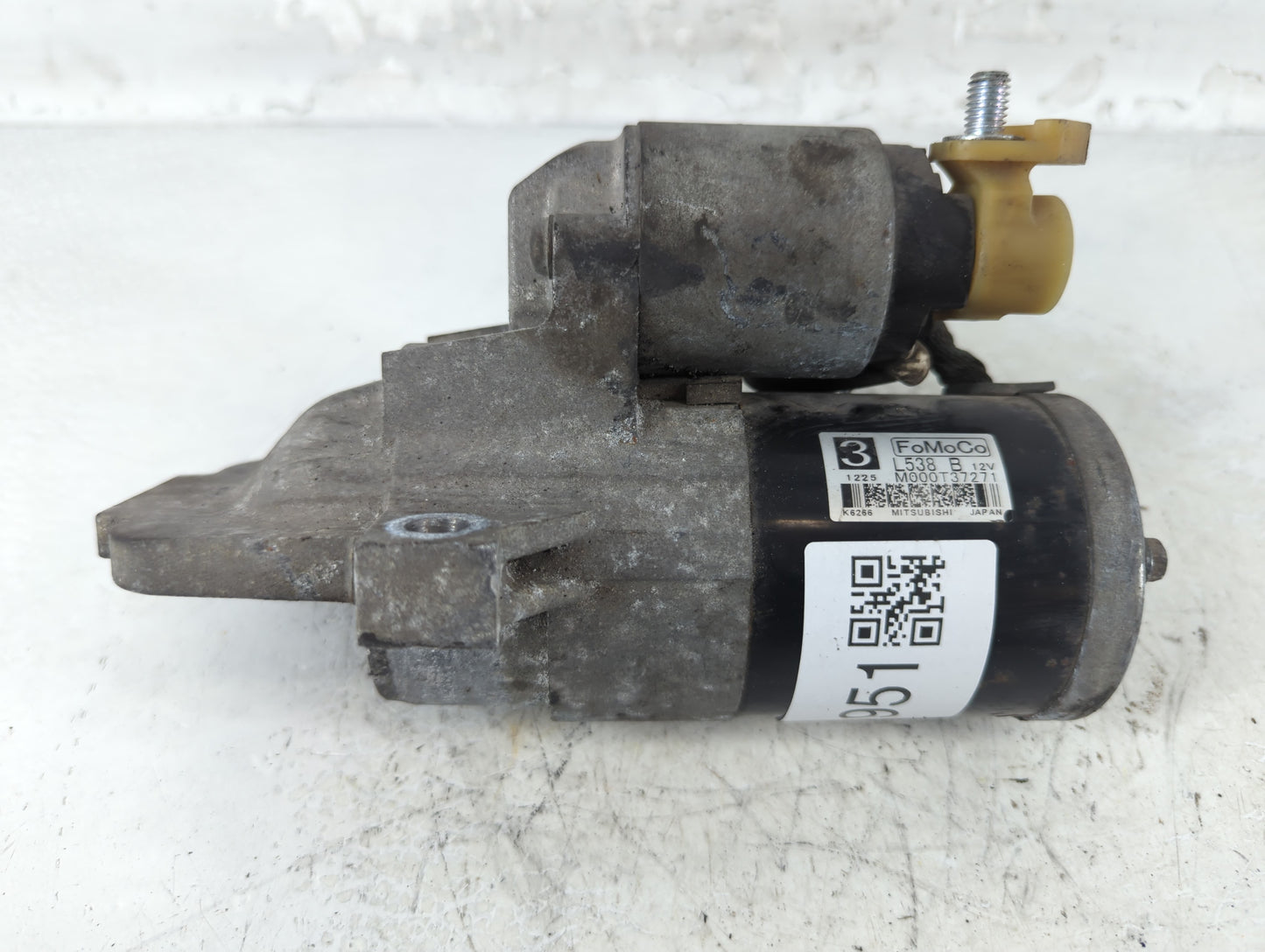 2013 Mazda 3 Car Starter Motor Solenoid OEM P/N:M000T37271 Fits Fits 2014 2015 2016 2017 OEM Used Auto Parts - Oemusedautopa