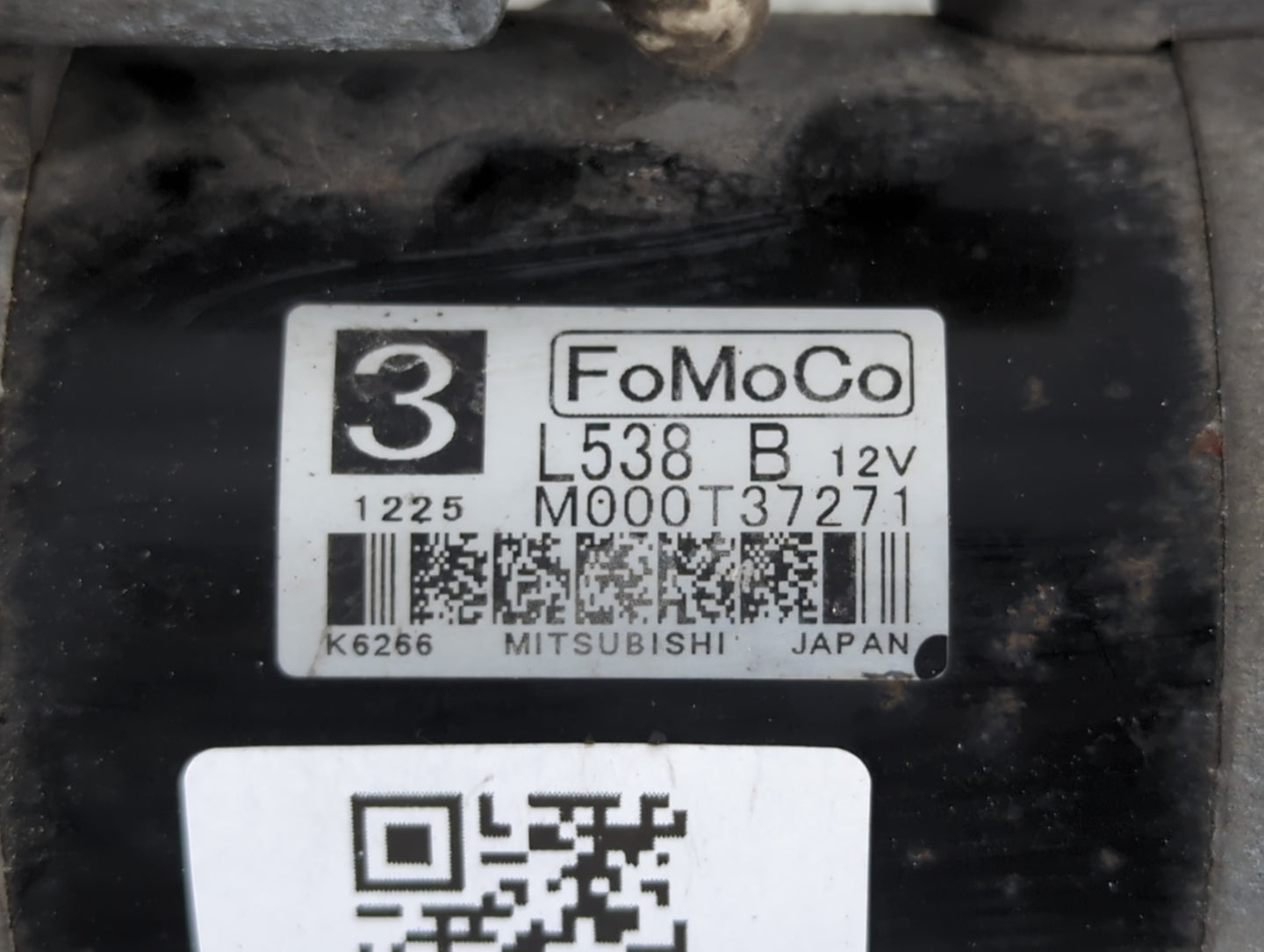 2013 Mazda 3 Car Starter Motor Solenoid OEM P/N:M000T37271 Fits Fits 2014 2015 2016 2017 OEM Used Auto Parts - Oemusedautopa