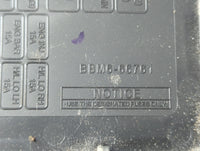 2013 Mazda 3 Fusebox Fuse Box Panel Relay Module P/N:BBM6-66761 Fits OEM Used Auto Parts - Oemusedautoparts1.com
