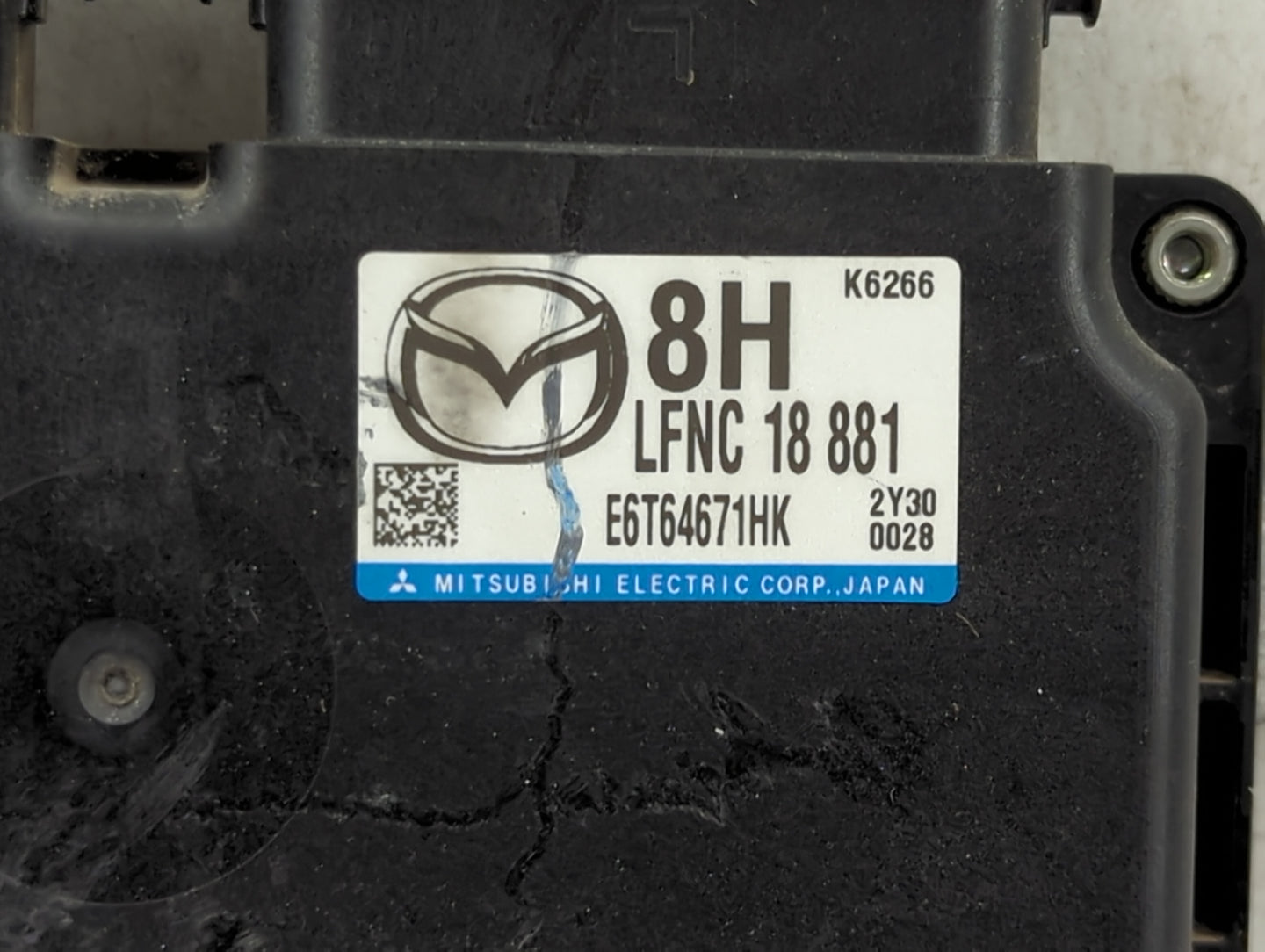2012-2013 Mazda 3 PCM Engine Control Computer ECU ECM PCU OEM P/N:LFNC 18 881 Fits Fits 2012 2013 OEM Used Auto Parts - Oemu