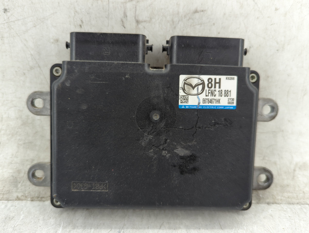 2012-2013 Mazda 3 PCM Engine Control Computer ECU ECM PCU OEM P/N:LFNC 18 881 Fits 2012 2013 OEM Used Auto Parts - Oemusedau