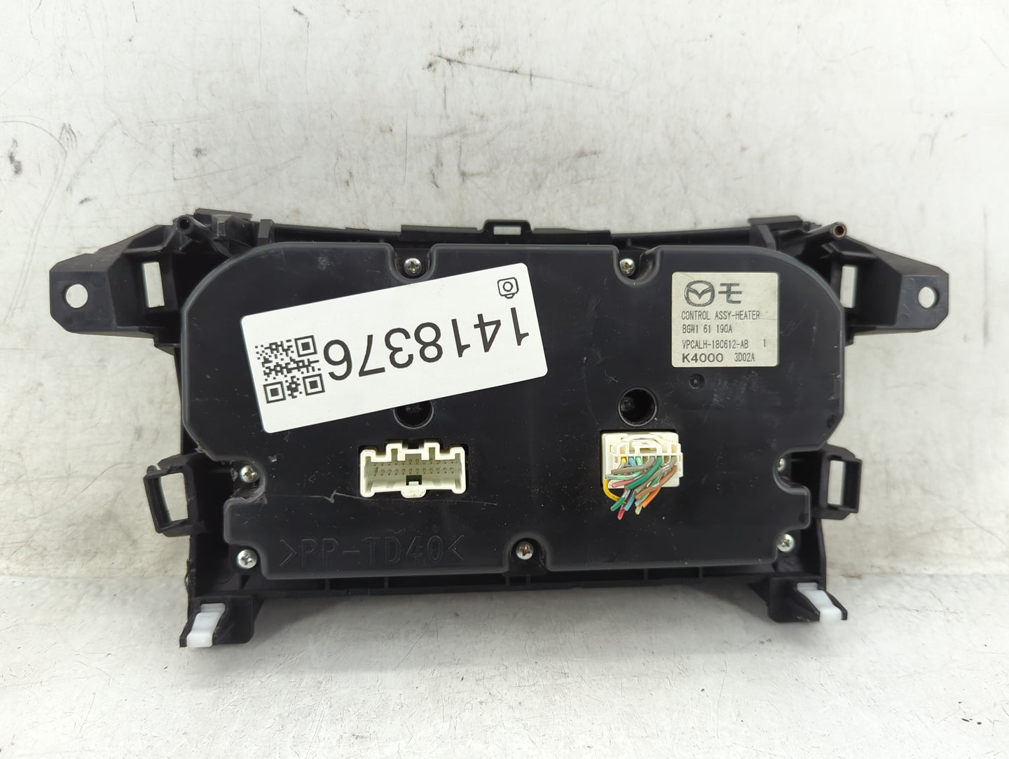 2012-2013 Mazda 3 Climate Control Module Temperature AC/Heater Replacement P/N:BGW1 61 190A VPCALH-18C612-AB Fits Fits 2012 