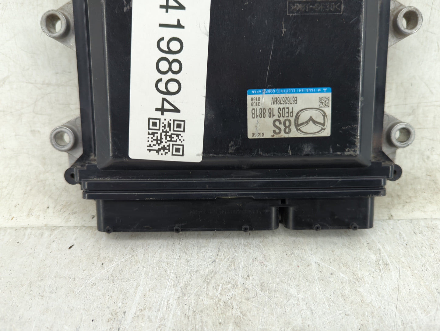2013 Mazda 3 PCM Engine Control Computer ECU ECM PCU OEM P/N:PEDS 18 881B Fits OEM Used Auto Parts - Oemusedautoparts1.com