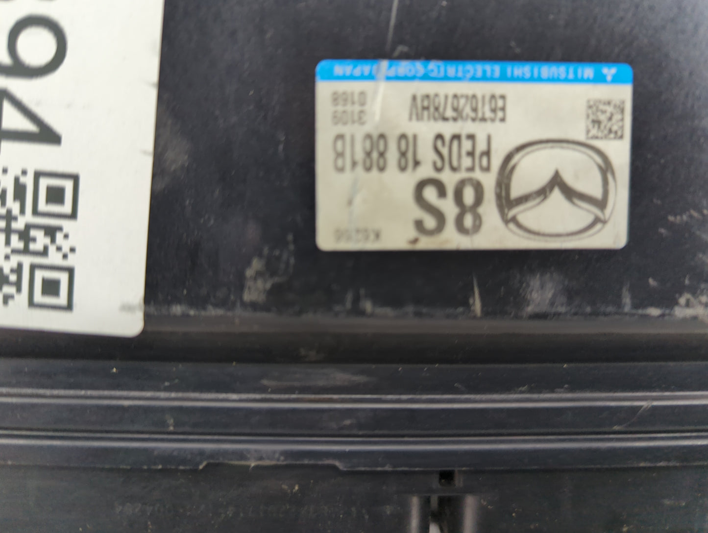 2013 Mazda 3 PCM Engine Control Computer ECU ECM PCU OEM P/N:PEDS 18 881B Fits OEM Used Auto Parts - Oemusedautoparts1.com