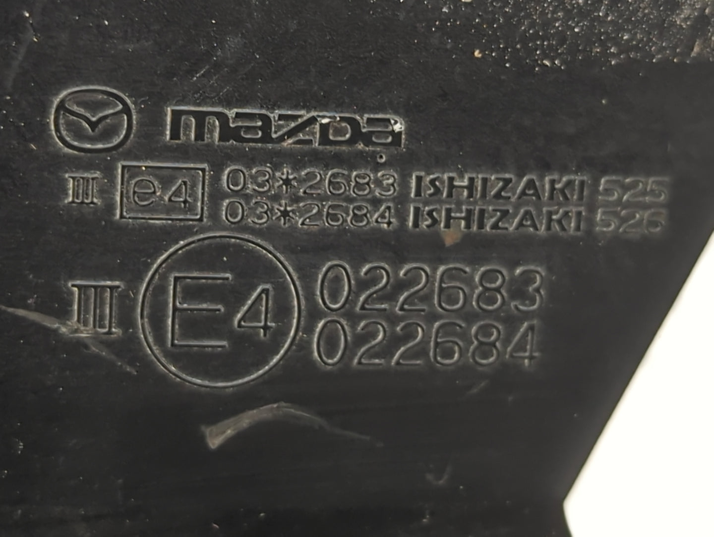 2010-2013 Mazda 3 Passenger Side View Mirror - Right Door Mirror OEM Used - Oemusedautoparts1.com